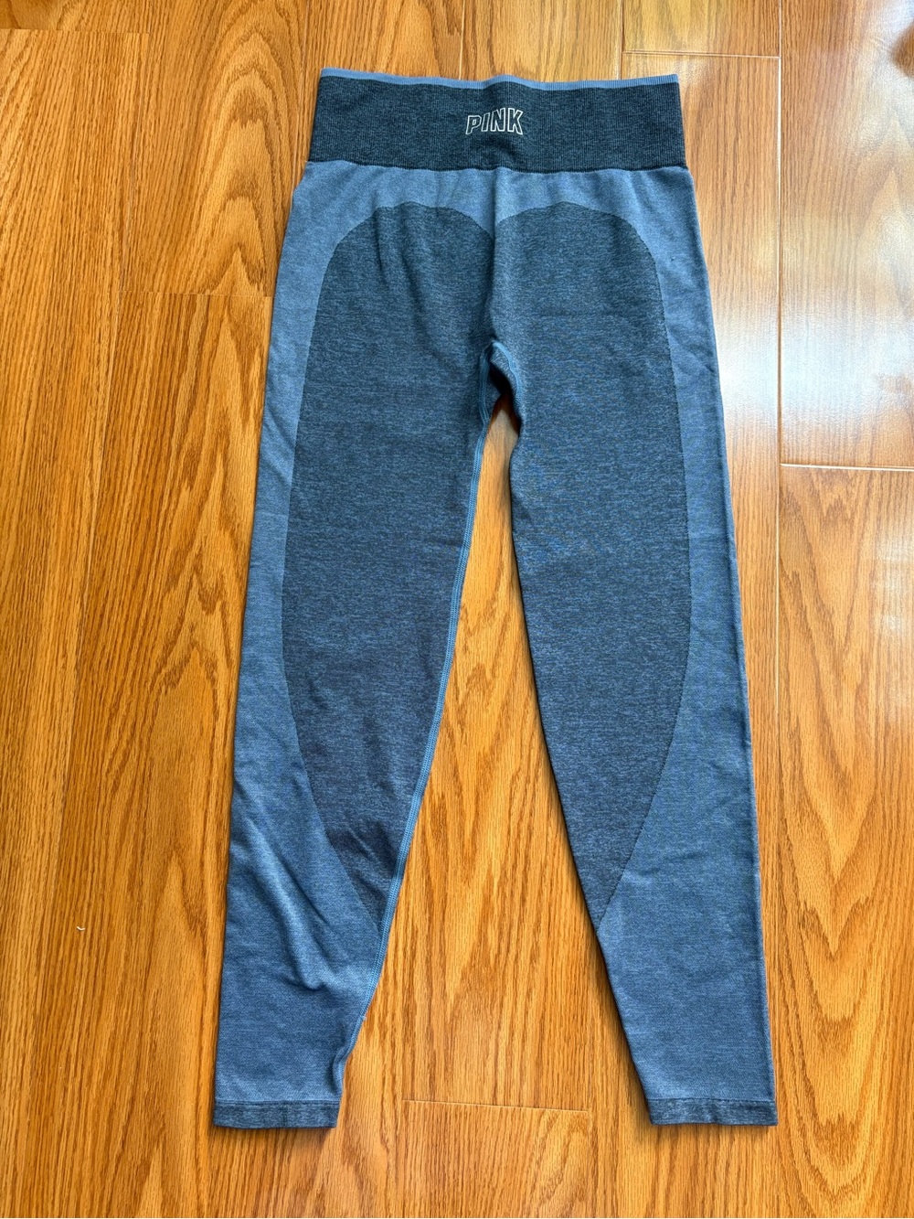 Victoria's Secret “PINK” Women’s Blue Heart Seamless Leggings Size M
